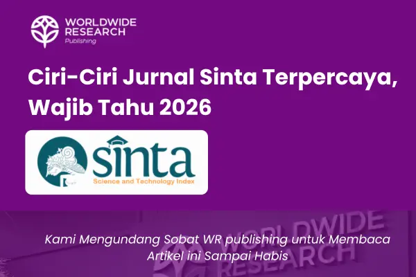 ciri-ciri jurnal sinta terpercaya